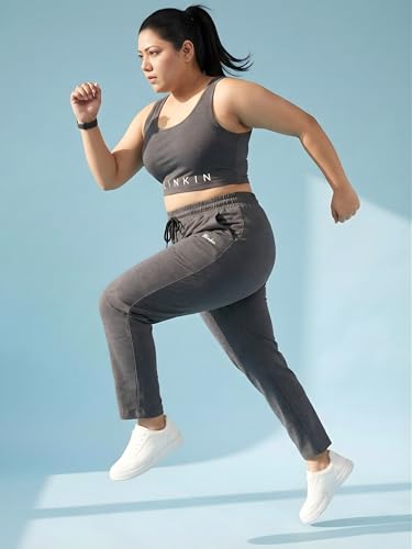 Image of BLINKIN Ankle Length Plus Size Cotton Track Pant for Woman | Ultimate Summer Lowers & Pajama for Women Pack of 2 (combo-plus-86)