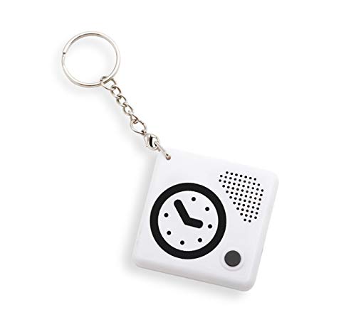 Talking Time Pal Key Chain - simple to help people with dementia, keep track of date and time supporting independence, small - 2