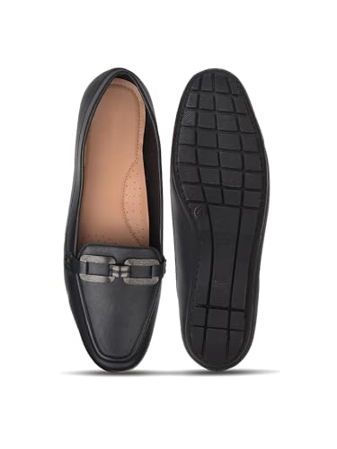 Image of Bata Women's Casual Loafer Shoes - Black