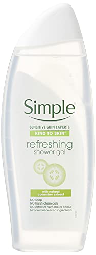 Simple Kind To Skin Refreshing Shower Gel, 500 Ml / 16.9 Ounce