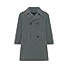 Meikulo Boys Double Breasted Pea Coat Kids Winter Notched Collar Overcoat 5-14 Years
