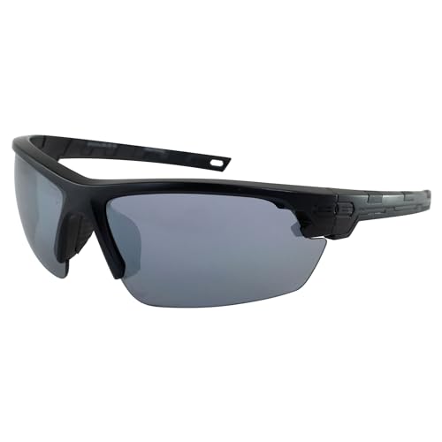 Epoch Eyewear LINK Sport Golf Sunglasses Black Frame with Polarized Smoke Lens