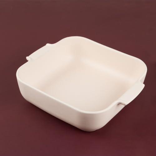 Fırın Kabı, Aryıldız Elissa Kare, Mat Beyaz 28 cm