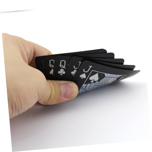 UPKOCH wasserdichte PVC Pokerkarten Set Langlebige Biegsame Plastik Spielkarten mit Kreativem Muster Inklusive Aufbewahrungsbox für Familie und Freunde Unterhaltung – Bild 4