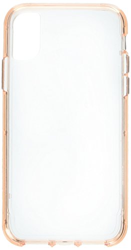 Griffin Technology iPhone X Clear Case 4' Drop Protection QI Charging Compatible, Rose Gold