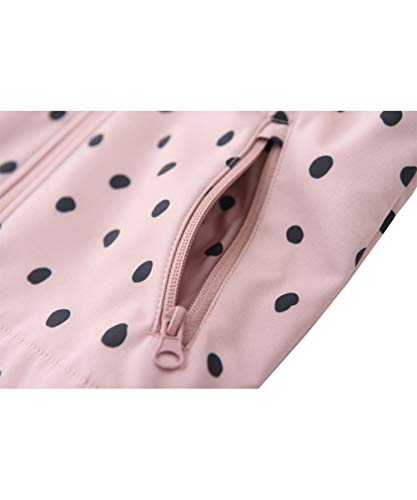 M2C Girls' Fleece Lined Softshell Hoodie Jacket Windproof Coat4