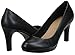 Clarks womens Adriel Viola Dress Pump, Black Leather, 7.5 US
