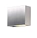 ET2 E41328-SA Alumilux Cube ADA Compliant Directional Outdoor LED Wall Sconce, 2-Light 6 Total Watts, 6"H x 7"W, Satin Aluminum