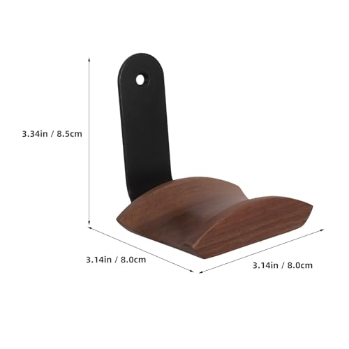 Support pour casque mural en bois DOITOOL pour éviter les chutes et libérer le bureau - 2