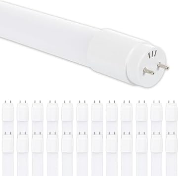 CLAR - Tubo Neon LED 60 cm T8 10W, Tubo LED 60cm, Bianco Naturale 4000ºk (Pack 25)