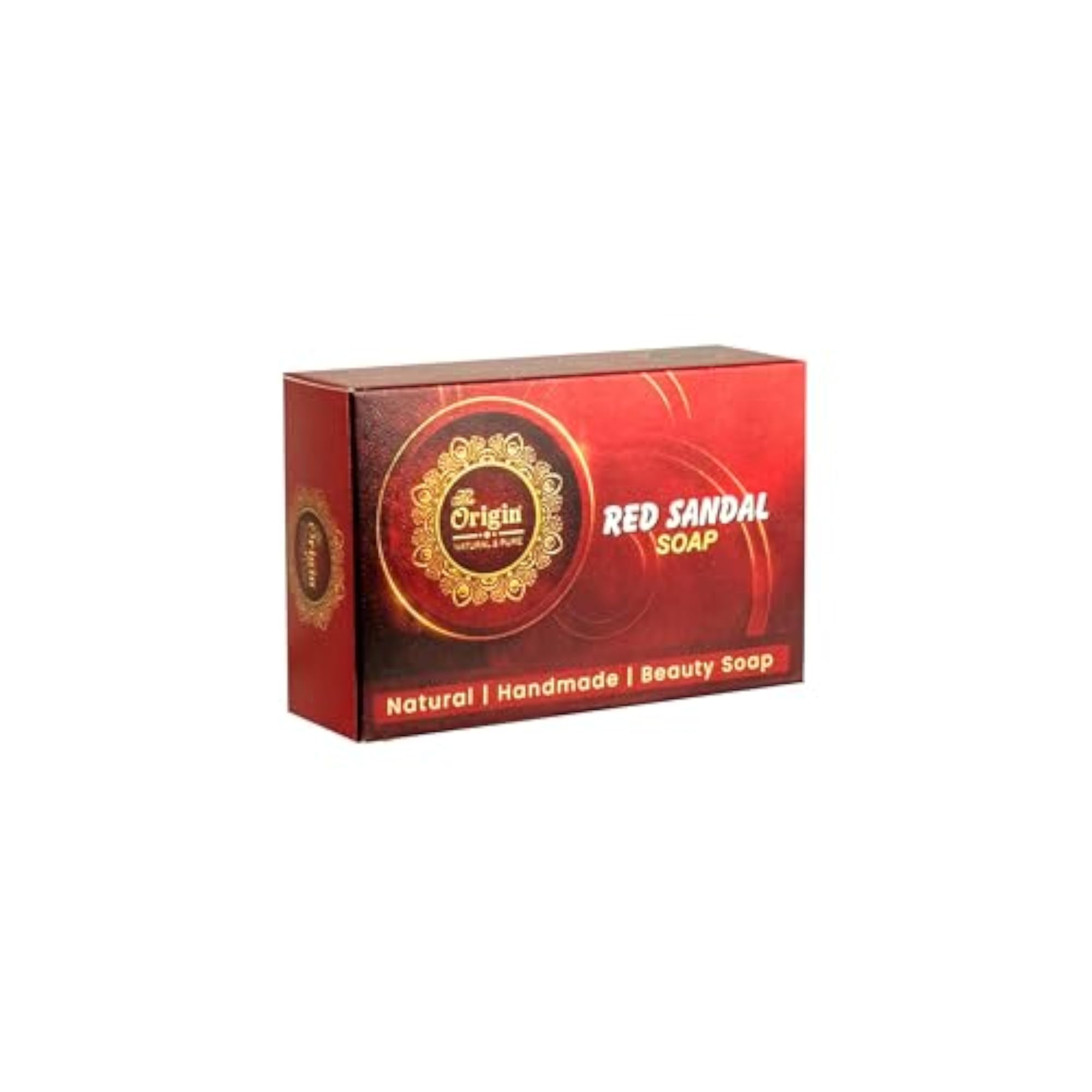 Red Sandalwood Soap, 100g Natural Handmade Beauty Soap