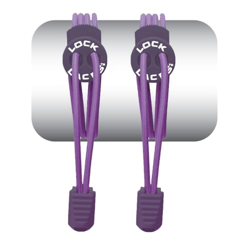 Image of Lock Laces - Elastic No Tie Shoelaces 1 Size Fits All for Kids Adults Tieless Shoe Laces Tennis Shoes Sneakers