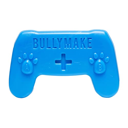 BULLYMAKE Giocattolo da masticare in nylon per cani Controllore di gioco - Giocattolo resistente per masticatori aggressivi.