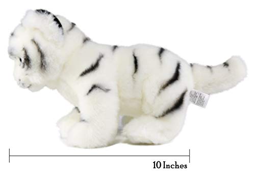 Ice King Bear Baby Tiger Stuffed Animal 10 Inches Cute Plush Toy (White) #TOP1