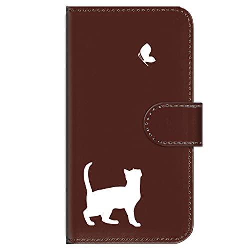 �K�[���Y�l�I �ėp AQUOS wish5 SH-52F �ƌ݊����̂���P�[�X �蒠�^ �X�}�z�P�[�X �g�уJ�o�[ �ϏՌ� (�˂��ƒ�/�z���C�g) SHARP SH-52F-PD-BWR-YSZ-0143