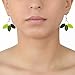 Tagua Jewelry Set, Leaves in Green, Necklace and Earrings, Handmade Fairtrade, Lightweight by Florama Natural Jewelry