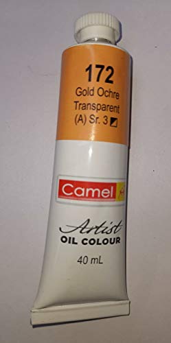 Image of Camlin Ltd Artist Oil Colour 40 ml Pack Of One (Gold Ochre Transparent 172)