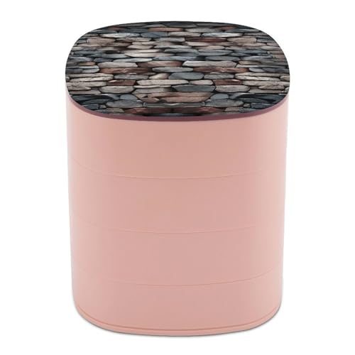 Boîte à bijoux pour coiffeuse avec miroir et compartiments - 2