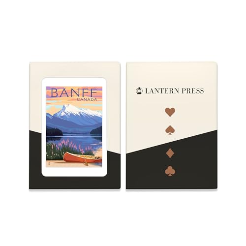 Baraja de Poker Lantern Press 52 Cartas Banff Canadá miniatura 4