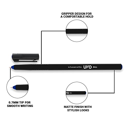 Image of Classmate Long Notebook, Single Line (Pack of 6) Uvo Ball Pen