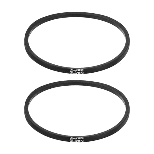 uxcell 2Pcs 3L205 Classic Wrapped Rubber V-Belt, 20.5"(521mm) Outside Circumference, 3L Profile V Belt 3/8" Width 7/32" Height