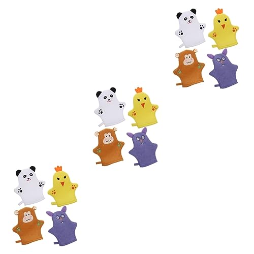 Lot de 3 éponges de bain pour garçons et filles avec motif dessin animé