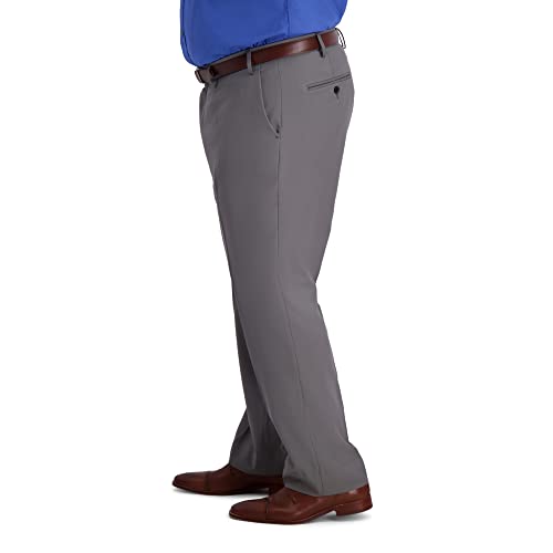 Haggar Men's The Active Series Straight Fit Flat Front Dress Pant Regular and Big & Tall Sizes2