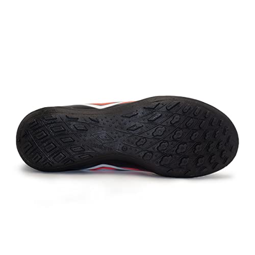 Chuteira Society Umbro Prisma + Preto/branco/coral U01fb00143-120-43