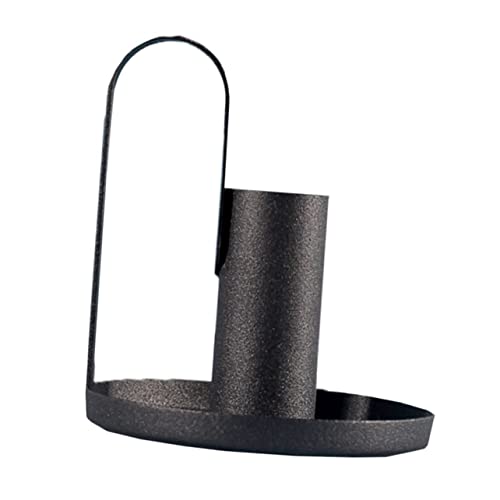GOOHOCHY 1pièce Bougeoir Fer Pratique pour Bureau Candélabre Simple Décoratif Fer Design Rétro Et Élégant pour Intérieur