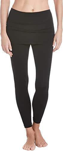 Coolibar Upf 50+ Women's Shorebreak Skirted Swim Tights - Sun Protective (Small- Black) #TOP1