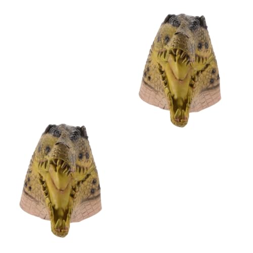 Masque animal réaliste Healvian lot de 2 pour éviter les maquillages d'Halloween complexes