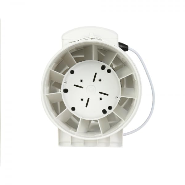 Extractor de aire en línea Bilake para conducto circular/tubular de 200mm 95/120W
