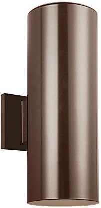 Generation Lighting 8313802EN3-10 Two Light Outdoor Wall Lantern, Bronze