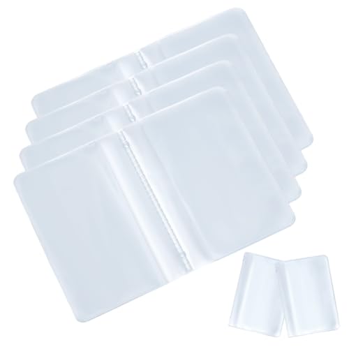 6 Pcs Plastic Wallet Card Holders, Applicable to Wallet Picture Photo Holder for Wallets PVC Wallets Inserts Card Holder 20 Slots​