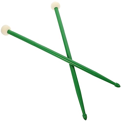 Baquetas de doble punta para batería, con puntas de nailon, para estudiantes y principiantes, accesorios para instrumentos musicales miniatura 1