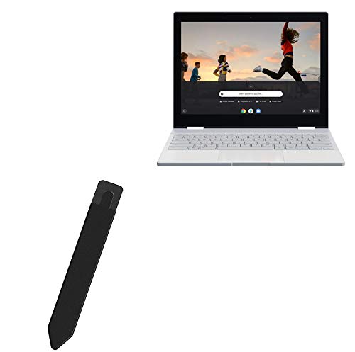 BoxWave Stylus Pouch Compatible with Google Pixelbook - Stylus PortaPouch, Pen Stylii Holder Carrier Portable Self-Adhesive - Jet Black