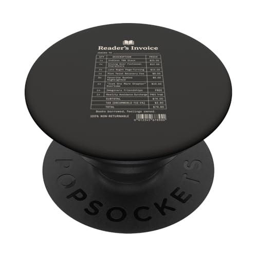 Letterary Girl bookish Booktrovert Vintage Divertente regalo di lettura PopSockets PopGrip Adesivo