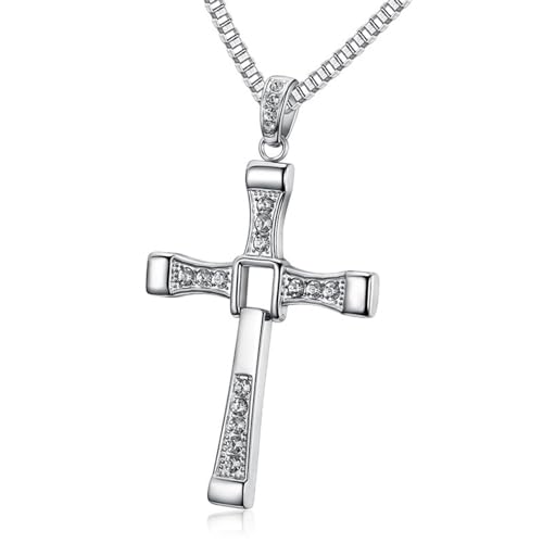 Collier Croix Fast and Furious Argent, Accessoire Style Streetwear