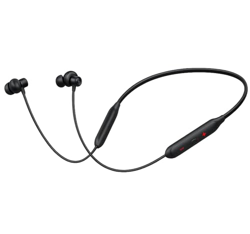 Image of Thirty First Z3 Bluetooth Neckband Earphones - Mambo Midnight (Black), 30-Hour Playtime, Magnetic Design, Comfortable Fit, Deep Bass - Compatible with OnePlus