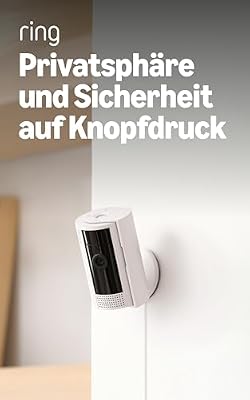 Ring Innenkamera (Indoor Camera 2. Gen.) | Überwachungskamera für den Innenbereich | 1080p-HD-Video, Privatsphäre-Sichtschutz, WLAN, ideal für Haustiere | Mini Sicherheitskamera zur Selbstinstallation