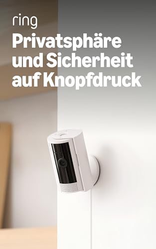 Ring Innenkamera (Indoor Camera 2. Gen.) | Überwachungskamera für den Innenbereich | 1080p-HD-Video, Privatsphäre-Sichtschutz, WLAN, ideal für Haustiere | Mini Sicherheitskamera zur Selbstinstallation