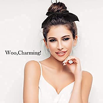 Bow Scrunchies 8 Pcs Hair Ties - Christmas Gifts For Kids Chiffon Satin Scrunchies Silk With Bow Scarf, Solid Stripe Flower Color Bow Scrunchies, Ponytail Holder With Tail, Rabbit Bunny Ear Bowknot Hair Accessories (A4) #TOP3