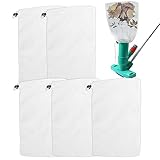 Reemplazo de bolsa de aspiradora de piscina, 5 bolsas de aspiradora de piscina, bolsa de filtro de acuario lisa y fina bolsa de repuesto de malla fina para piscinas estanques y acuarios