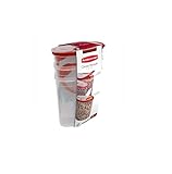 Rubbermaid Modular Cereal Container, Red, 3-Pack (1777197)