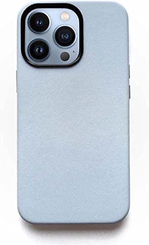 Coque arrière de téléphone iPhone 13 Pro Max GUMMMY bleu pour chargement sans fil