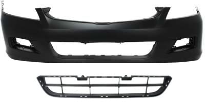Garage-Pro Front Bumper Cover Kit For 2006-2007 Honda Accord Front Bumper Replacement Primed Sedan