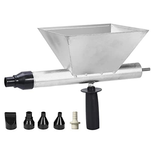 Máquina lechada mortero, herramienta portátil llenado lechada cemento con 5 boquillas, máquina automática calafateo cemento, aplicador lechada para paredes