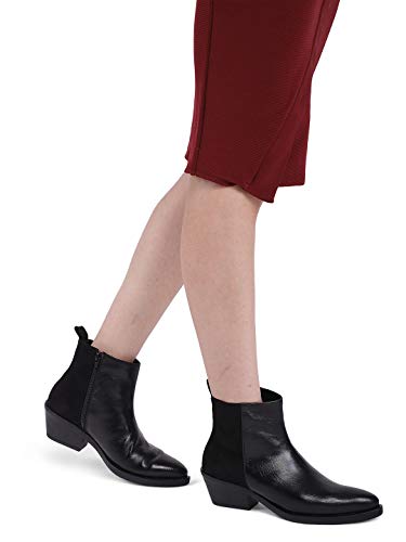 Image of Bruno Manetti Women's Zip Closure Cuban Heel Boots