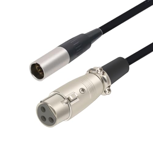 MI NI XLR 3�s�� �I�X-���X �A���~���V�[���h���I�[�f�B�I���C���P�[�u�� �}�C�N�p(F to Mini M-BK,8m)