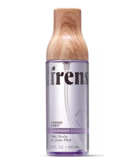Being Frenshe Lavender Cloud Hair, Body and Linen Mist Spray with Essential Oils, 5 Fluid Ounces